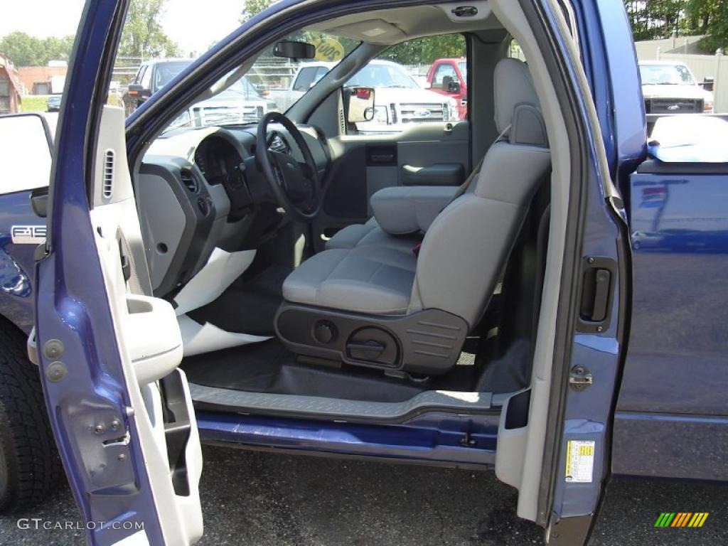 2007 F150 XL Regular Cab - Dark Blue Pearl Metallic / Medium Flint photo #18
