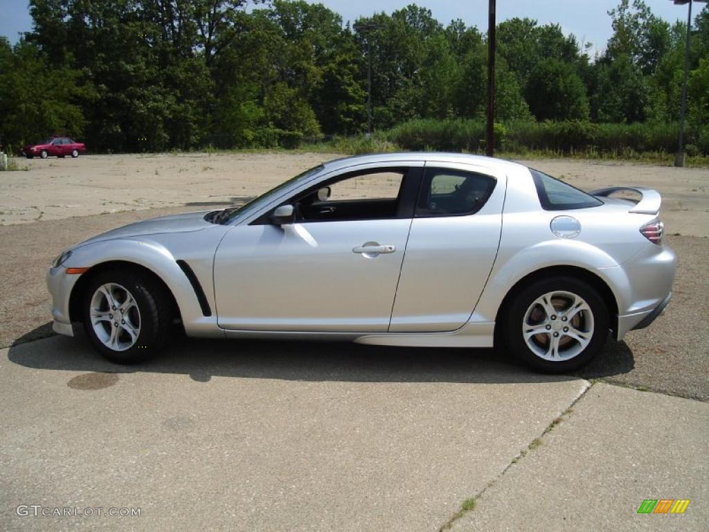 2004 RX-8 Sport - Sunlight Silver Metallic / Black photo #2