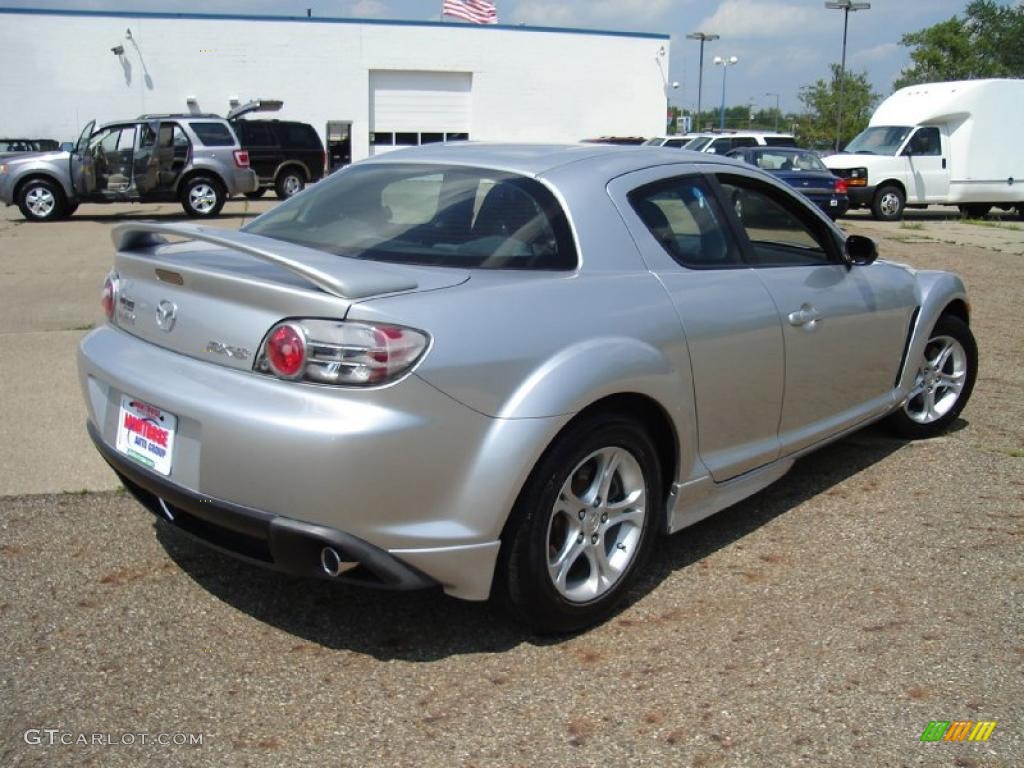 2004 RX-8 Sport - Sunlight Silver Metallic / Black photo #5