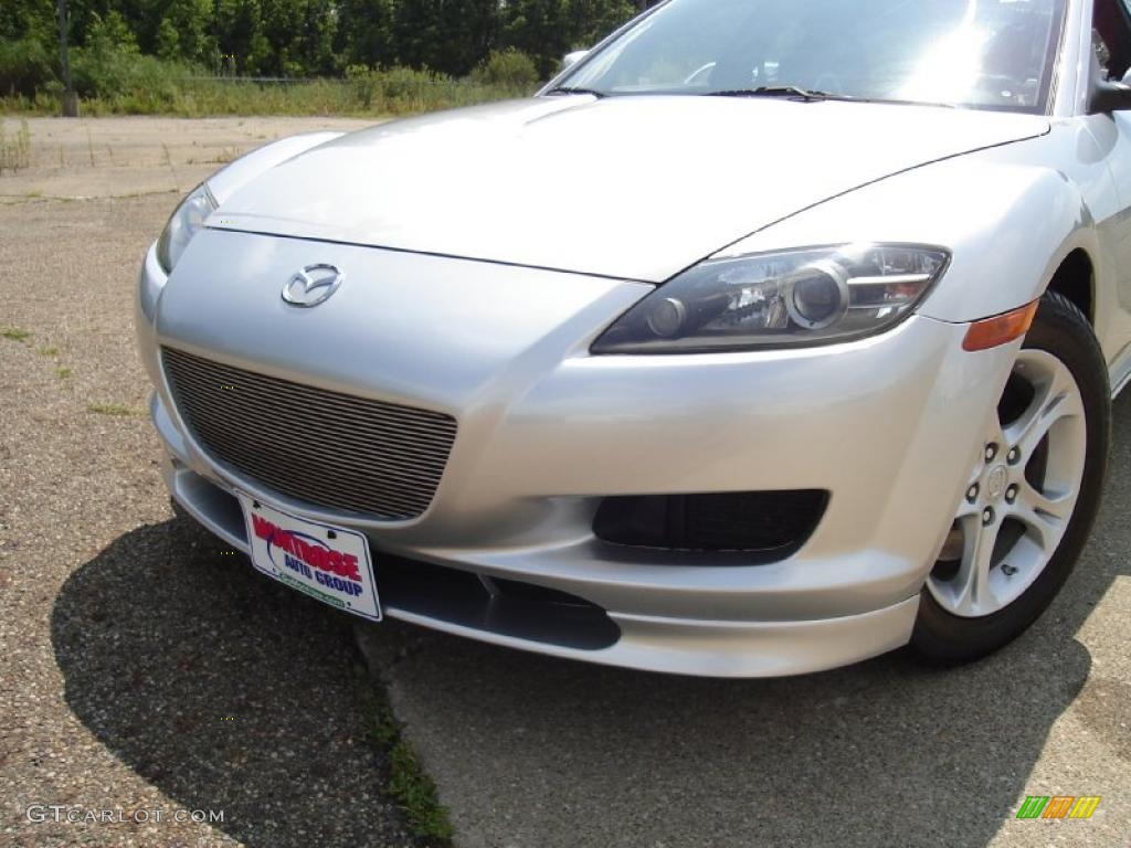 2004 RX-8 Sport - Sunlight Silver Metallic / Black photo #9