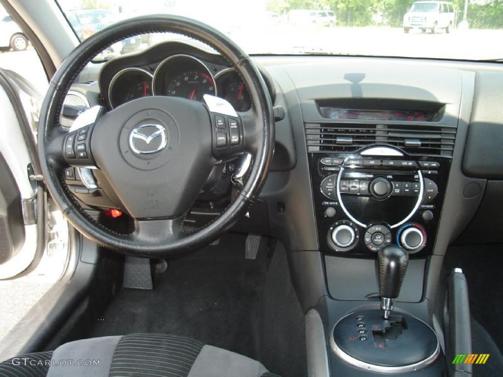 2004 RX-8 Sport - Sunlight Silver Metallic / Black photo #19