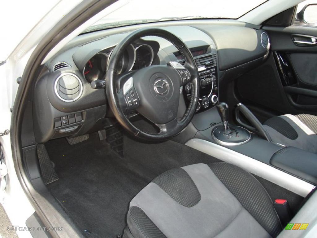 2004 RX-8 Sport - Sunlight Silver Metallic / Black photo #24