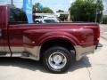 2005 Dark Toreador Red Metallic Ford F350 Super Duty Lariat Crew Cab Dually  photo #34