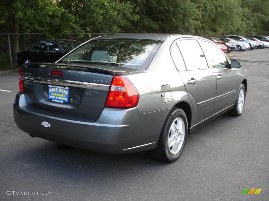 2005 Malibu LS V6 Sedan - Medium Gray Metallic / Neutral Beige photo #4