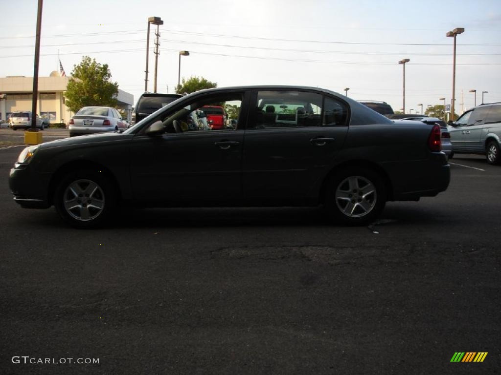 2005 Malibu LS V6 Sedan - Medium Gray Metallic / Neutral Beige photo #9