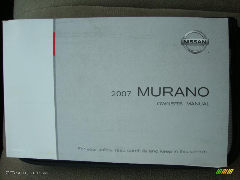 2007 Murano S AWD - Glacier Pearl White / Cafe Latte photo #43