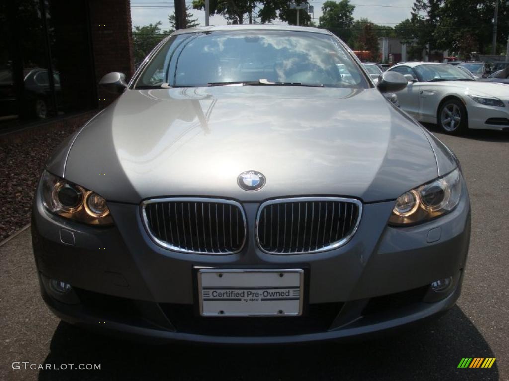 2008 3 Series 328xi Coupe - Space Grey Metallic / Black photo #2