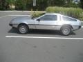 Stainless Steel 1981 Delorean DMC-12 Standard DMC-12 Model Exterior