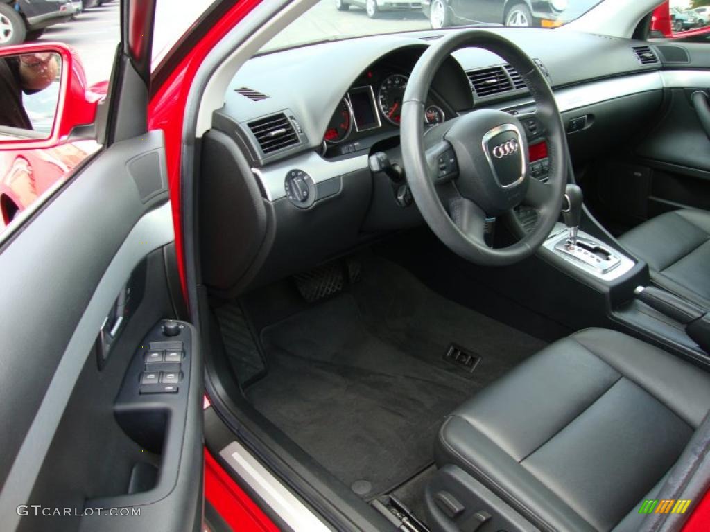 2008 A4 2.0T quattro Sedan - Brilliant Red / Black photo #13