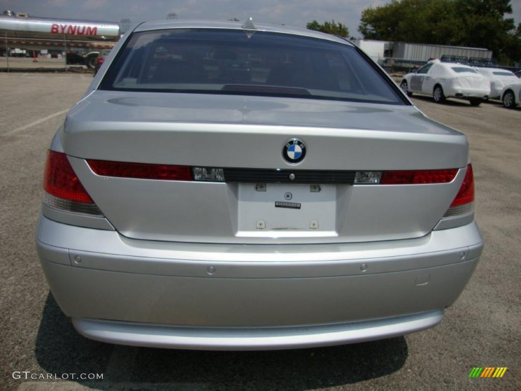 2003 7 Series 745i Sedan - Titanium Silver Metallic / Basalt Grey/Flannel Grey photo #9