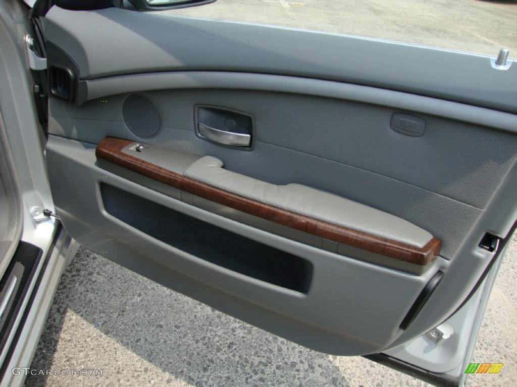 2003 7 Series 745i Sedan - Titanium Silver Metallic / Basalt Grey/Flannel Grey photo #21