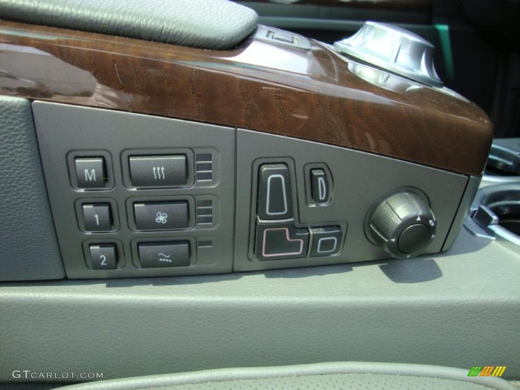 2003 7 Series 745i Sedan - Titanium Silver Metallic / Basalt Grey/Flannel Grey photo #22