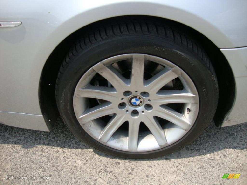 2003 7 Series 745i Sedan - Titanium Silver Metallic / Basalt Grey/Flannel Grey photo #34