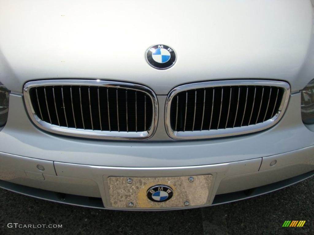 2003 7 Series 745i Sedan - Titanium Silver Metallic / Basalt Grey/Flannel Grey photo #35