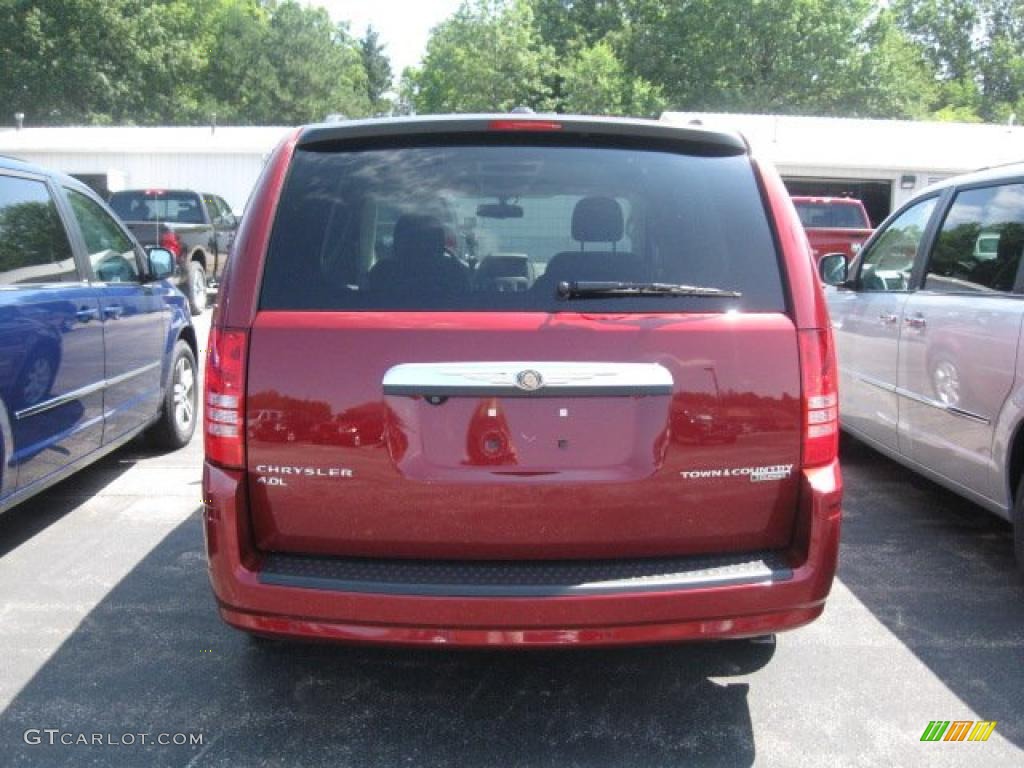 2010 Town & Country Touring - Inferno Red Crystal Pearl / Medium Slate Gray/Light Shale photo #4