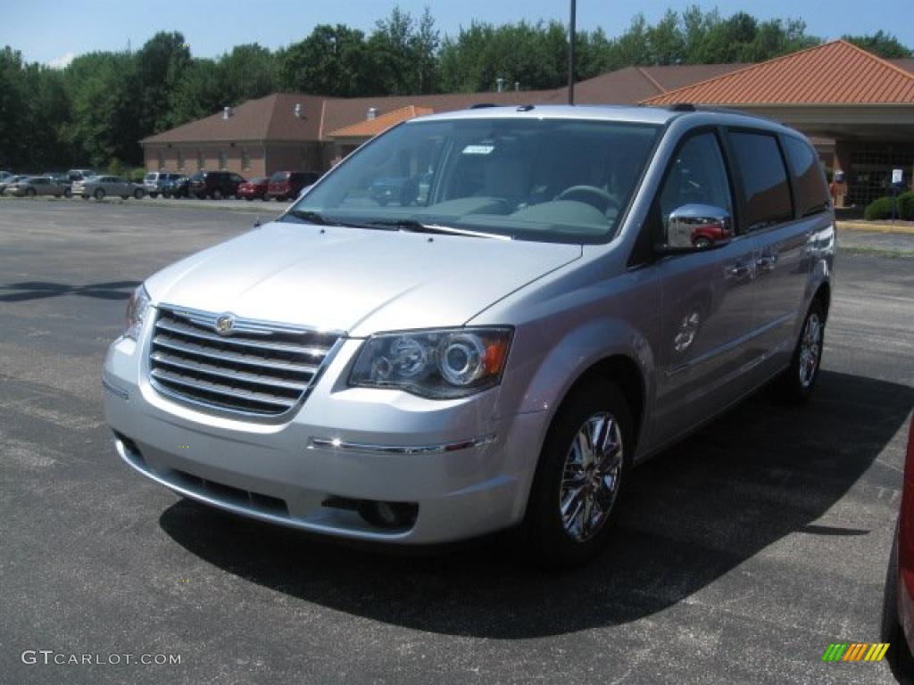 2010 Town & Country Limited - Bright Silver Metallic / Medium Slate Gray/Light Shale photo #1