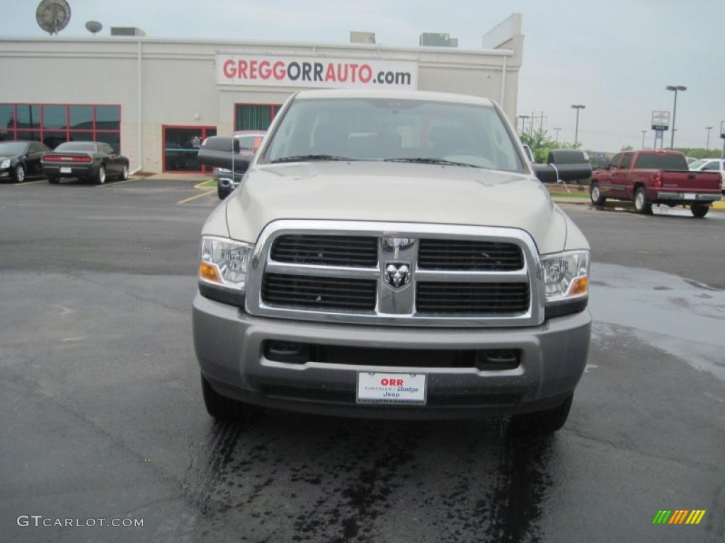 2010 Ram 3500 ST Crew Cab 4x4 - Light Graystone Pearl / Dark Slate/Medium Graystone photo #2