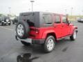 Flame Red - Wrangler Unlimited Sahara 4x4 Photo No. 4