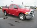 2010 Inferno Red Crystal Pearl Dodge Ram 1500 ST Quad Cab  photo #3