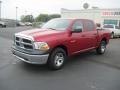2010 Inferno Red Crystal Pearl Dodge Ram 1500 ST Crew Cab  photo #1