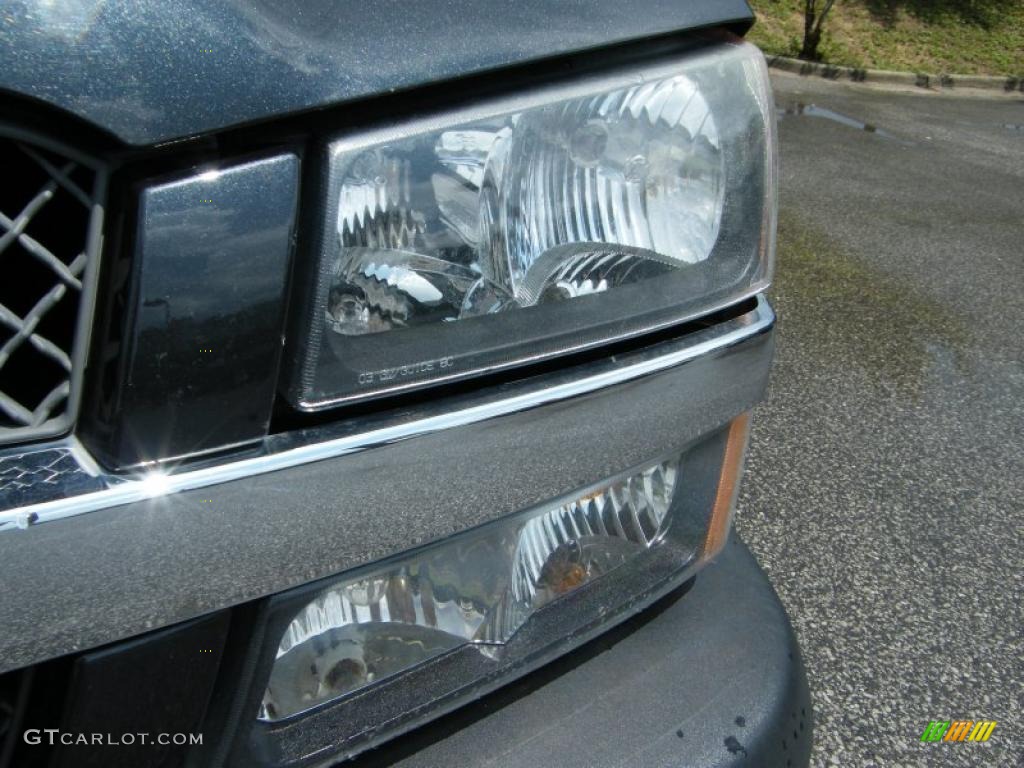 2004 Silverado 1500 LS Extended Cab 4x4 - Dark Gray Metallic / Dark Charcoal photo #9