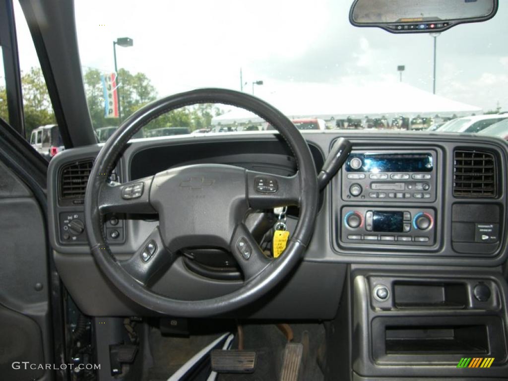 2004 Silverado 1500 LS Extended Cab 4x4 - Dark Gray Metallic / Dark Charcoal photo #18