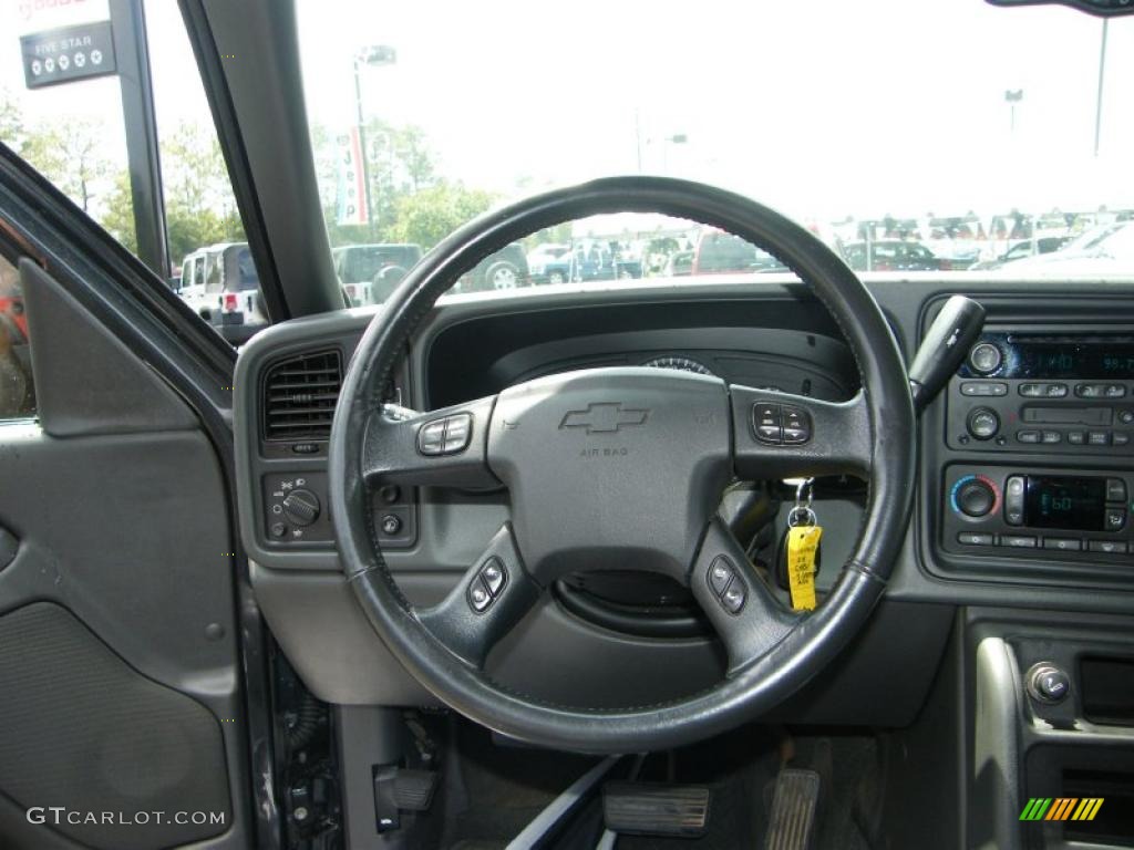 2004 Silverado 1500 LS Extended Cab 4x4 - Dark Gray Metallic / Dark Charcoal photo #19