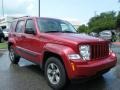 2008 Inferno Red Crystal Pearl Jeep Liberty Sport  photo #7