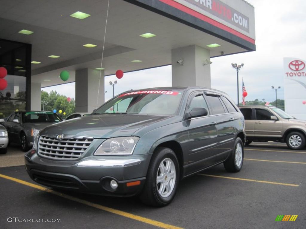 2004 Pacifica  - Onyx Green Pearl / Light Taupe photo #1