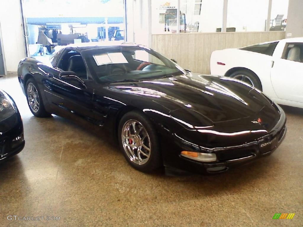 1999 Corvette Coupe - Black / Black photo #1