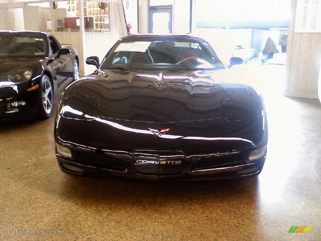 1999 Corvette Coupe - Black / Black photo #6