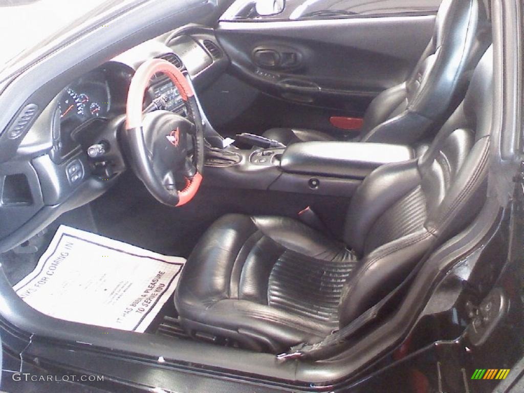 1999 Corvette Coupe - Black / Black photo #7