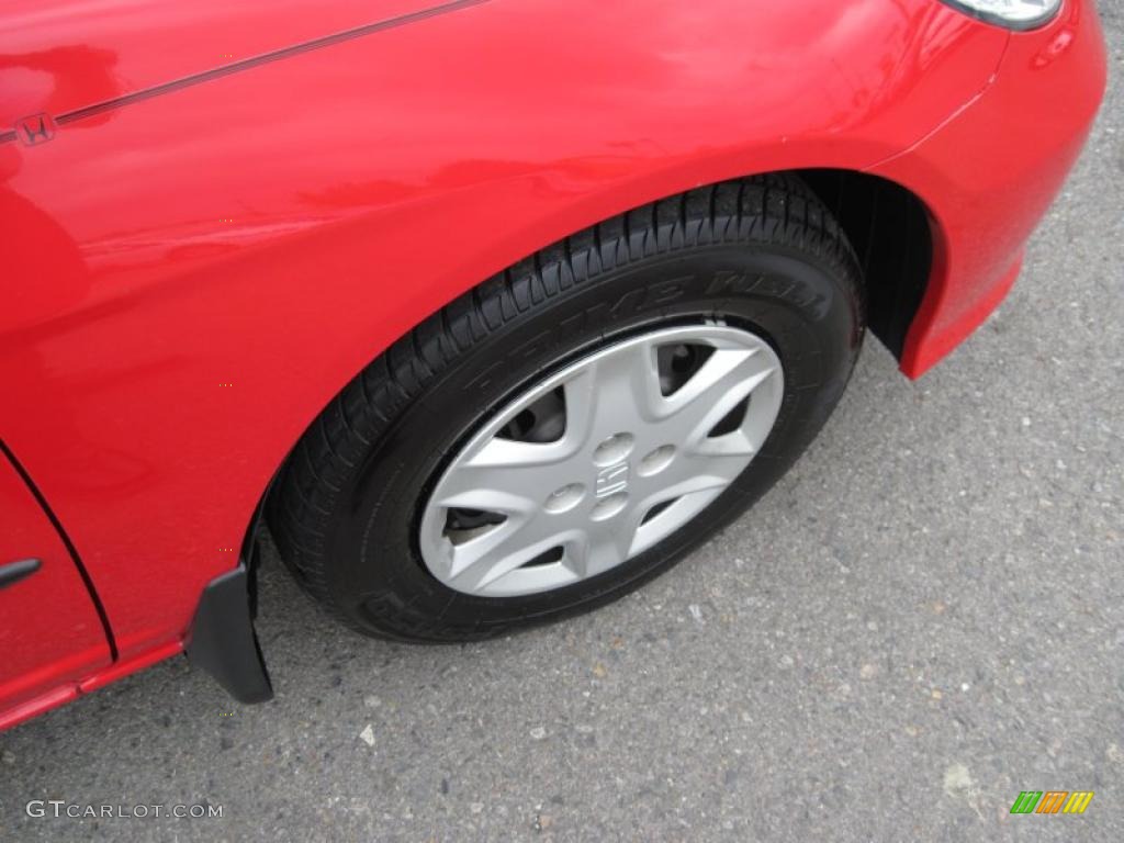 2005 Civic Value Package Sedan - Rallye Red / Gray photo #12
