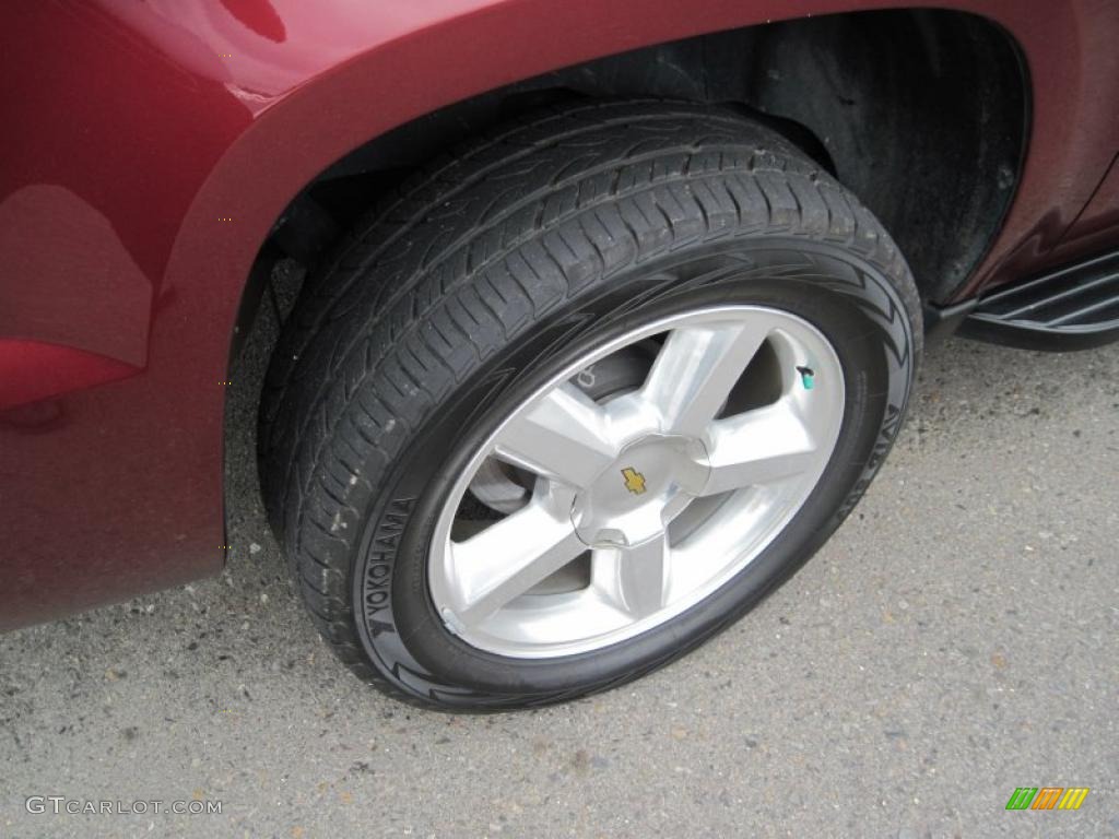 2008 Avalanche LT - Deep Ruby Red Metallic / Dark Titanium/Light Titanium photo #11