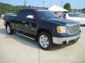 2007 Deep Blue Metallic GMC Sierra 1500 SLE Extended Cab  photo #2