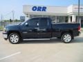 2007 Deep Blue Metallic GMC Sierra 1500 SLE Extended Cab  photo #3