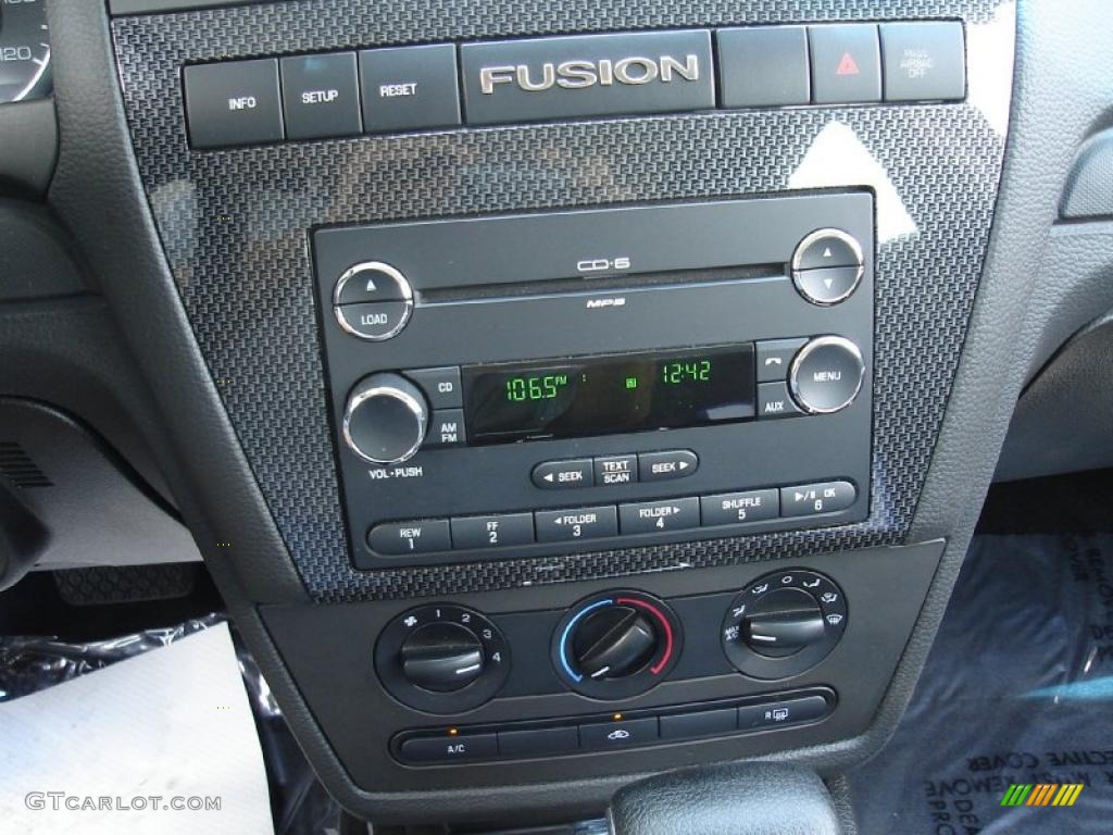 2008 Fusion SE V6 - Dark Blue Ink Metallic / Charcoal Black photo #27