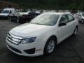 2010 White Suede Ford Fusion S  photo #10