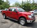 2010 Red Candy Metallic Ford F150 XLT SuperCab 4x4  photo #1