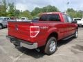 2010 Red Candy Metallic Ford F150 XLT SuperCab 4x4  photo #2