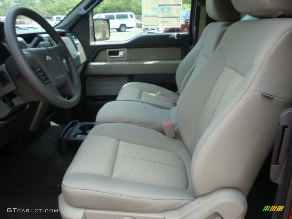 2010 F150 XLT SuperCab 4x4 - Red Candy Metallic / Medium Stone photo #7