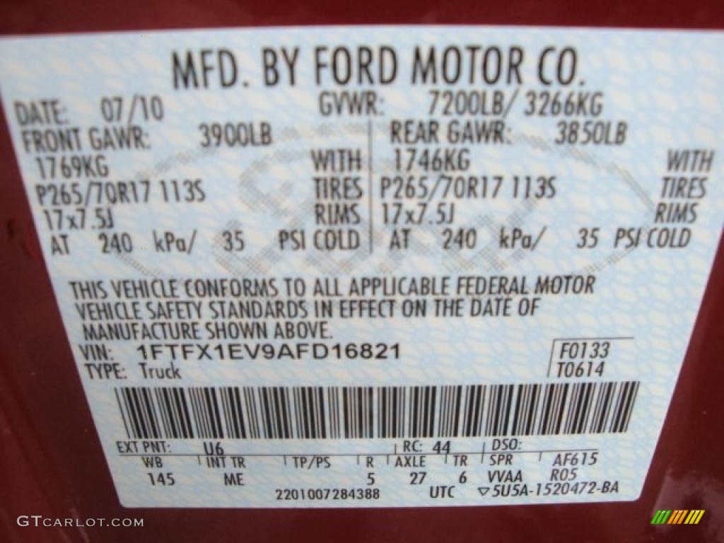 2010 F150 XLT SuperCab 4x4 - Red Candy Metallic / Medium Stone photo #19