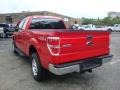 2010 Vermillion Red Ford F150 XLT SuperCab 4x4  photo #5