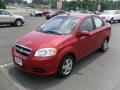 2010 Sport Red Chevrolet Aveo LT Sedan  photo #1