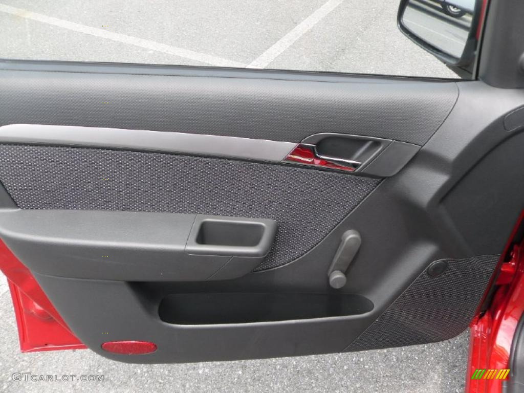 2010 Aveo LT Sedan - Sport Red / Charcoal photo #9