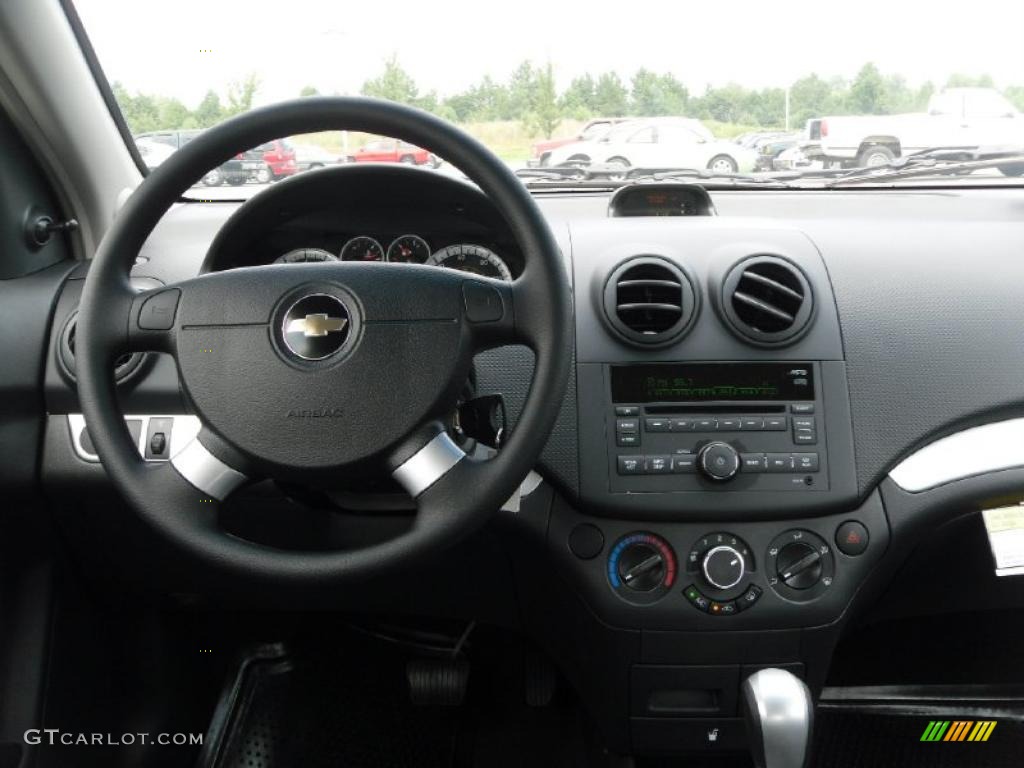 2010 Aveo LT Sedan - Sport Red / Charcoal photo #15