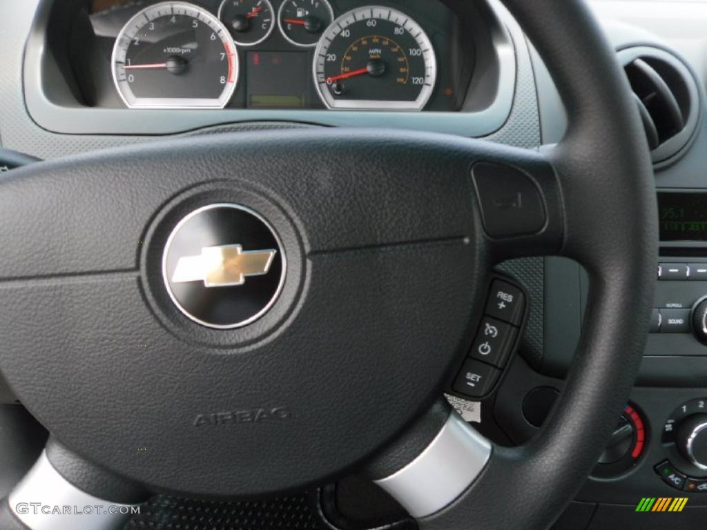 2010 Aveo Aveo5 LT - Black Granite / Charcoal photo #11