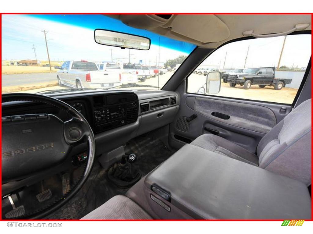 1996 Ram 3500 Laramie Regular Cab Dually - Stone White / Gray photo #18