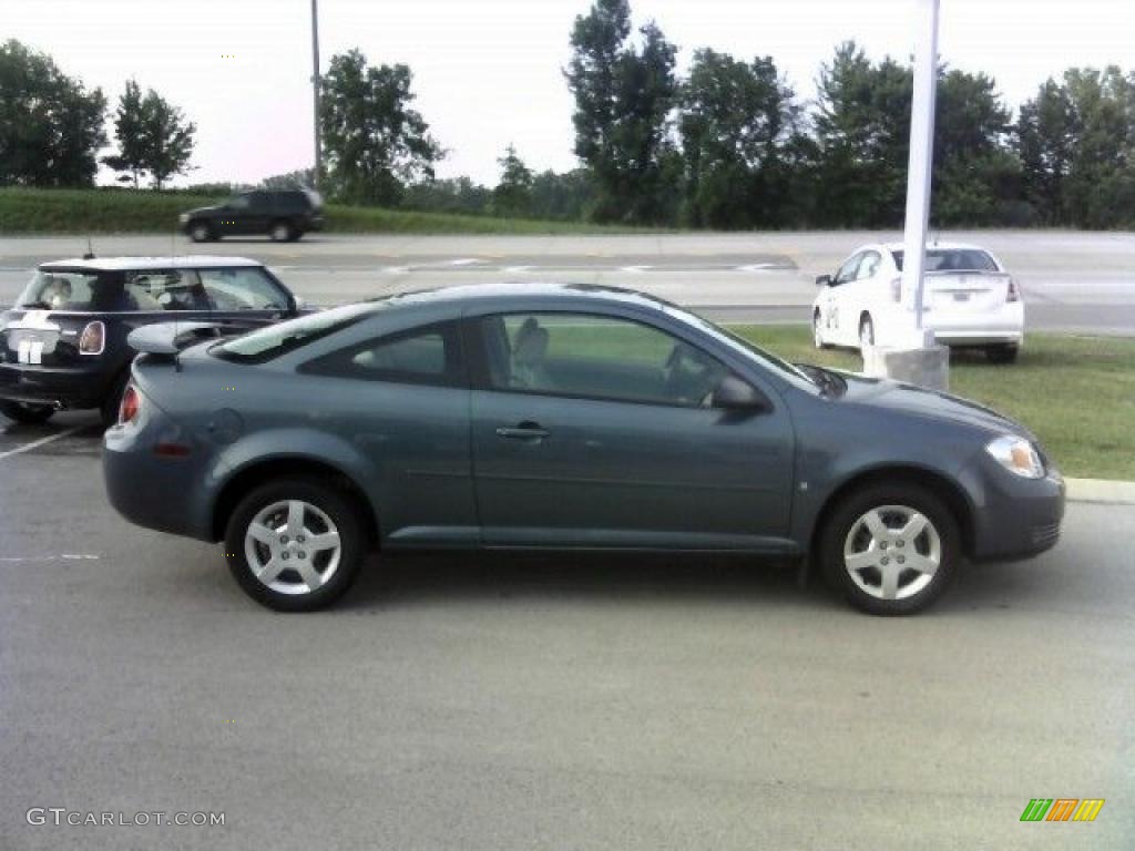 2007 Cobalt LS Coupe - Blue Granite Metallic / Gray photo #4