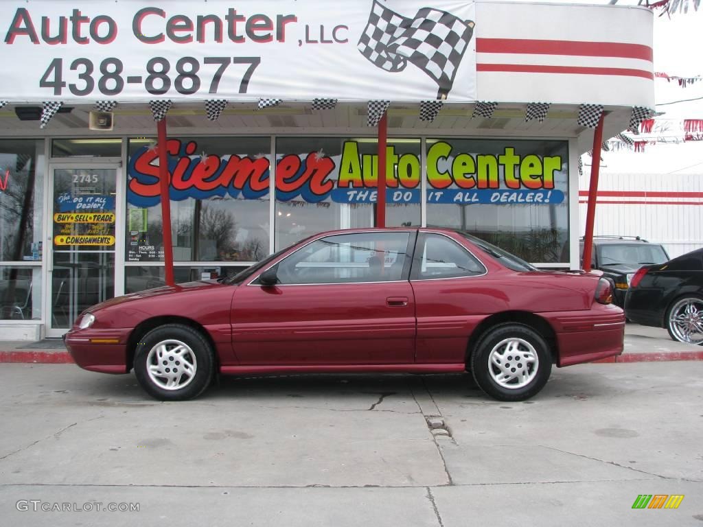 1997 Grand Am GT Coupe - Medium Red Metallic / Taupe photo #1